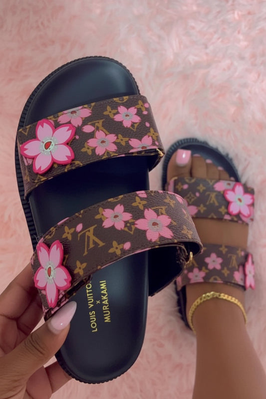 LV Double strap slides
